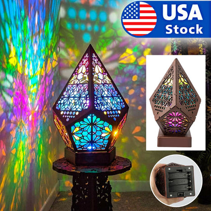 3D Colorful Bohemian Projection Lamp