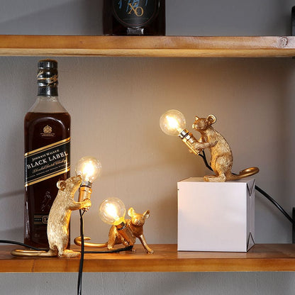 Nordic Creative Mini Animal Mouse Lamp