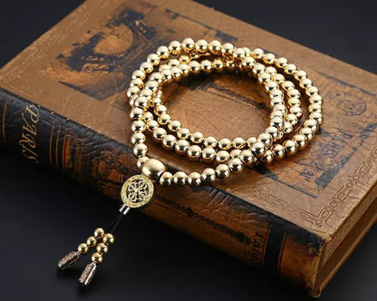 Stainless steel thunderbolt beads necklace - AccessoryOrbit