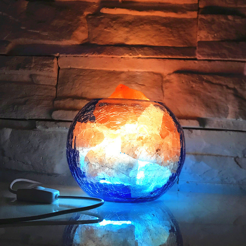 Crystal salt lamp negative ion lamp - AccessoryOrbit