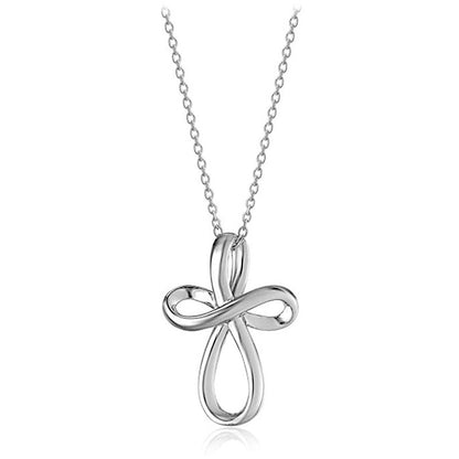 Simple Cross Hanging Clavicle Chain Necklace - AccessoryOrbit