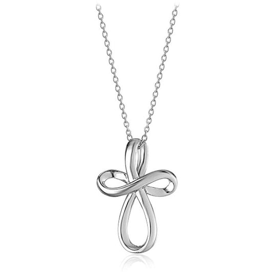 Simple Cross Hanging Clavicle Chain Necklace - AccessoryOrbit