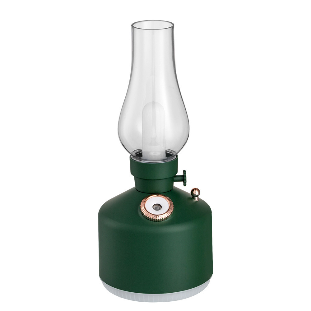 Retro Kerosene Light Humidifier Time Light Humidifier Essential Oil Diffuser Light Adjustable Night Light Humidifiers - AccessoryOrbit