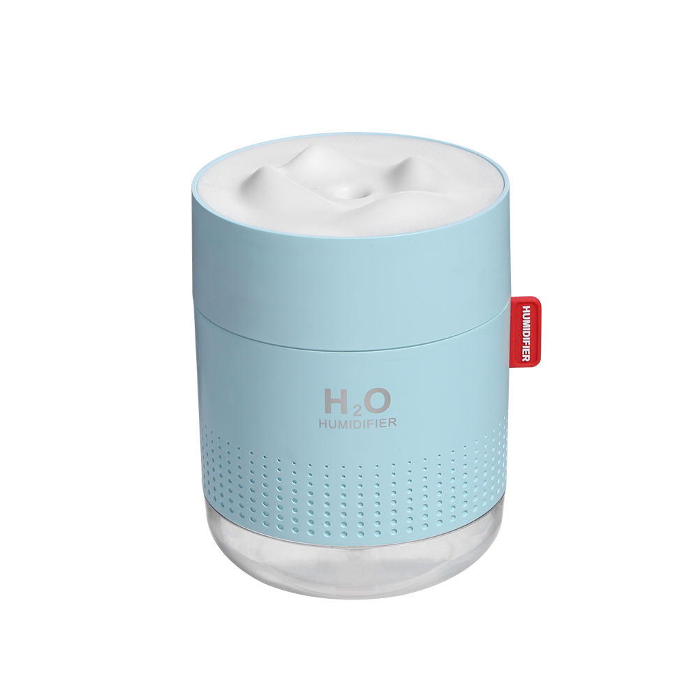 Snow Mountain Humidifier Mini Portable 500m Cool Mist Desktop Personal Air Ultrasonic Diffuser With Romantic Night Lamp - AccessoryOrbit