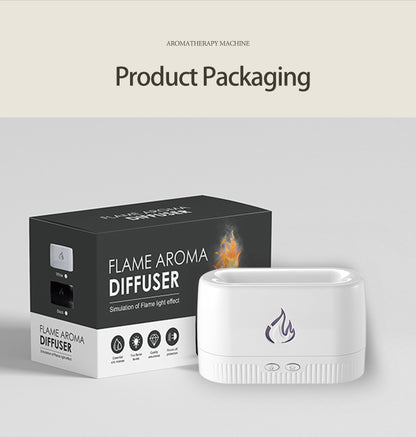 Factory Price Flame Humidifier Aroma Diffusers Machine Home Bedroom Silent Essential Oil Flame Aroma Diffuser - AccessoryOrbit