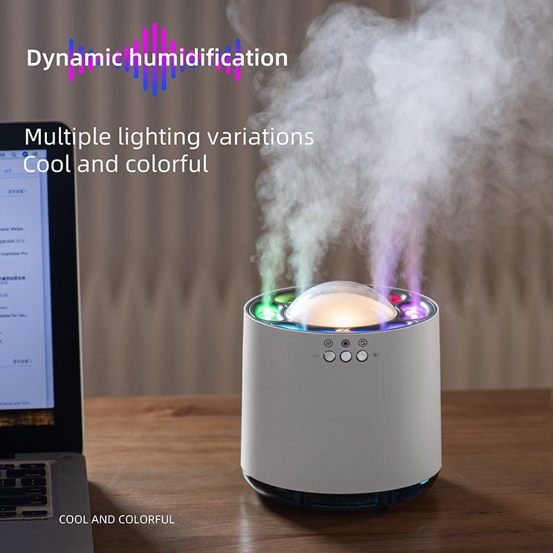 Voice Control Colorful Led Lamp Humidifier (800ml) for your Smart Home - AccessoryOrbit