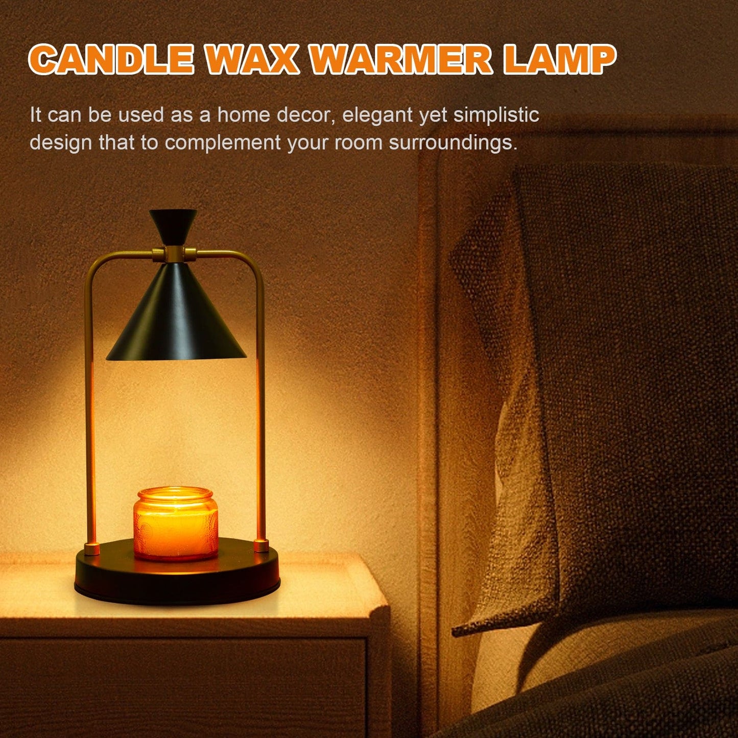 Candle Warmer Lamp With Scented Candles